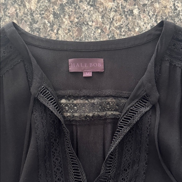 HALE BOB Black Long Sleeve Blouse!!! - Picture 6 of 7